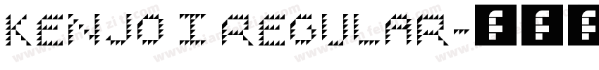 Kenjo I Regular字体转换
